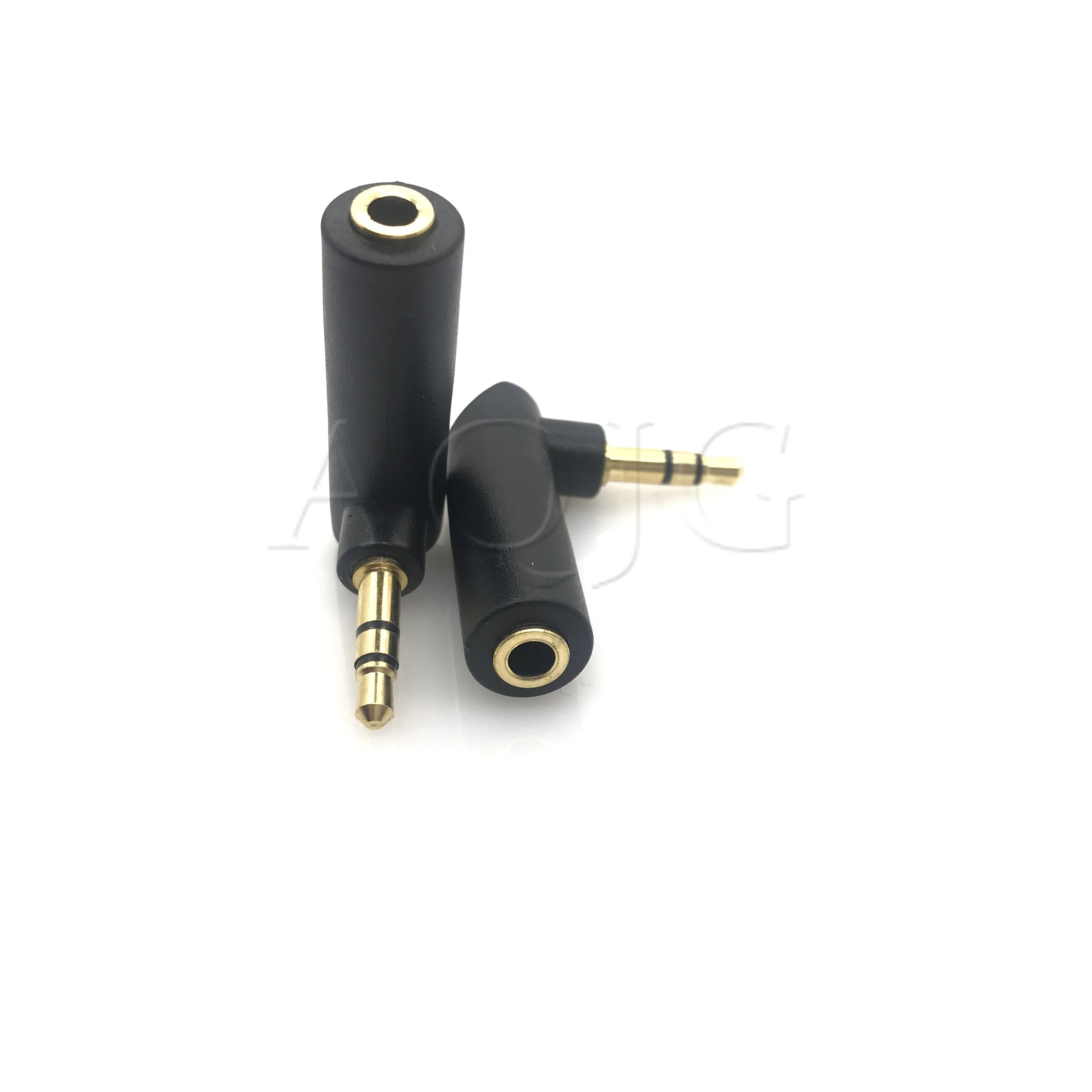 1Pcs Gold 3.5mm 3 Pole Stereo 90 Degree Right Angle Female to 3Pole Male Audio Plug L Shape Jack Adapter Connector | Обустройство