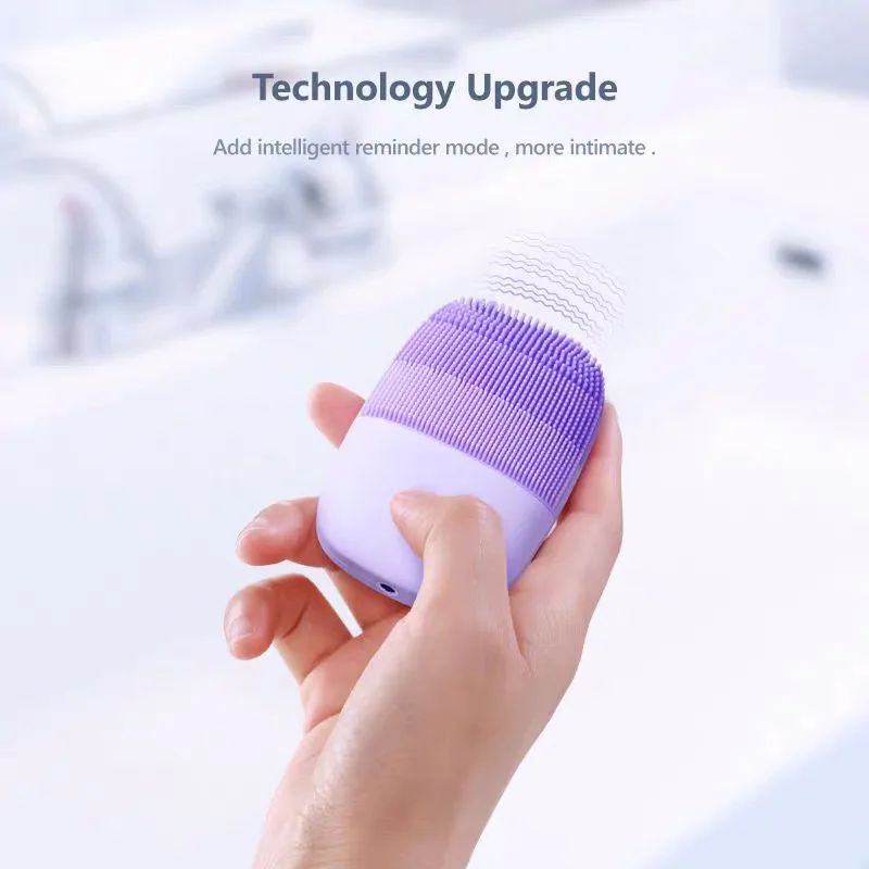 Koop Elektrische Gezicht Borstel Massager Siliconen Cleanser Gezicht Wassen Borstel Ultrasone Huid Scrubber Van Xiaomi Youpin