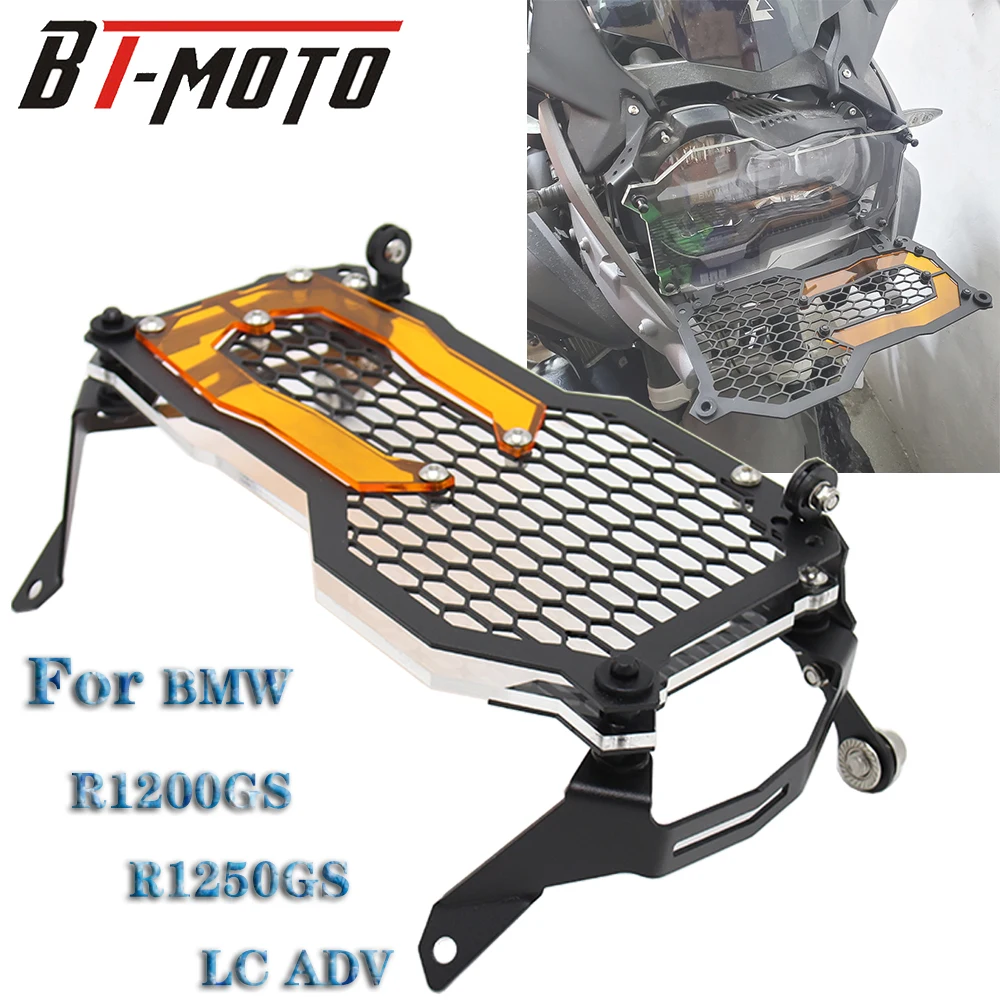 

Motorcycle Head Light Grille Protector Cover Fits For BMW R1250GS Adventure R1200GS LC ADV 2013-2021 Flipable Headlight Guard