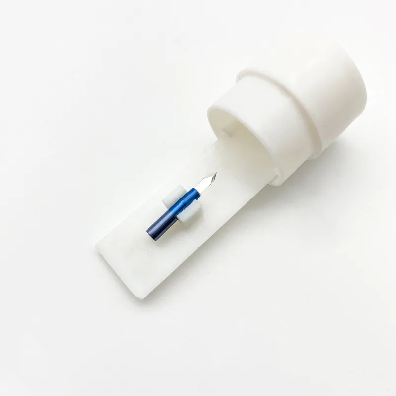 Офтальмологический прямой двойной ланцет головка ножа гладкое лезвие