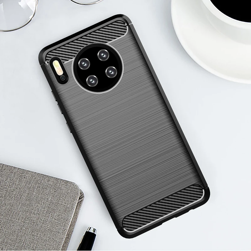 Чехол для Huawei Mate 30 Pro силиконовый армированный мягкий чехол Lite Mate30 телефонные
