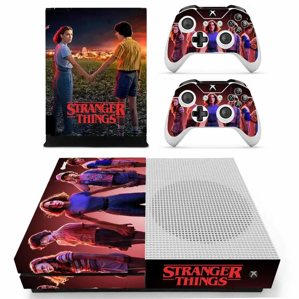 Странные Вещи наклейка s для Xbox One S виниловая кожа Наклейка Pegatinas Adesivos one тонкая