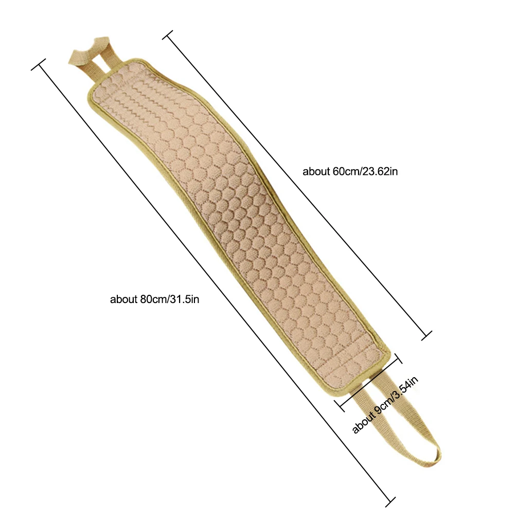 

Double Sided Brushes Bath Towels Rubbing Back Mud Peeling Body Massage Shower Extended Scrubber Skin Clean Shower Brushes