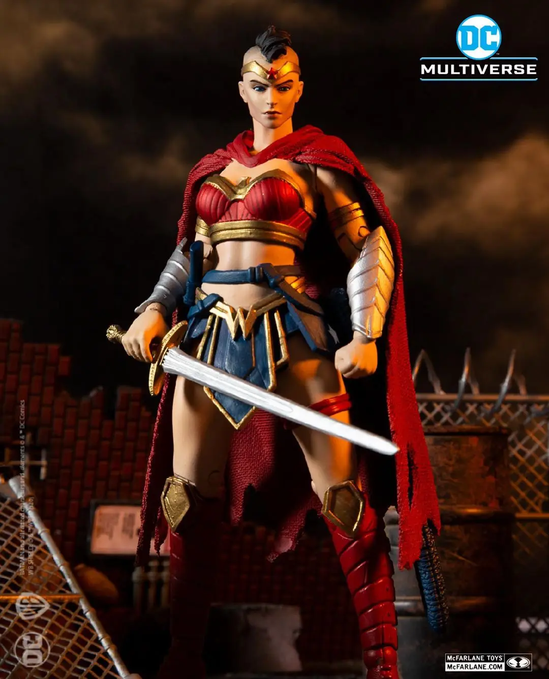 

DC Genuine The Last Knight of Earth Scarecrow Clone Batman Bruce Wonder Woman Actionable Model Toy Collection Hobby Gift