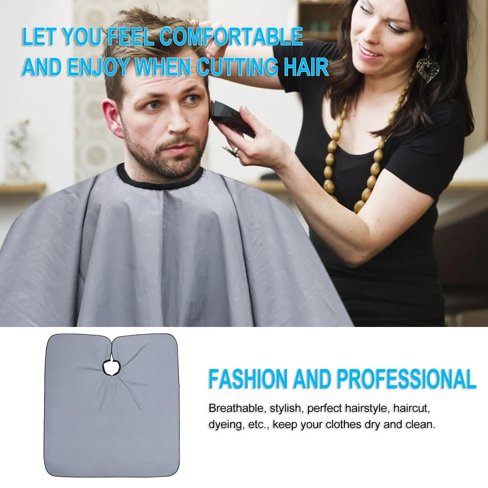 

1 Pc Hairdressing Barber Cape Hair Cutting Cape Salon Gown Smock with Sleeves