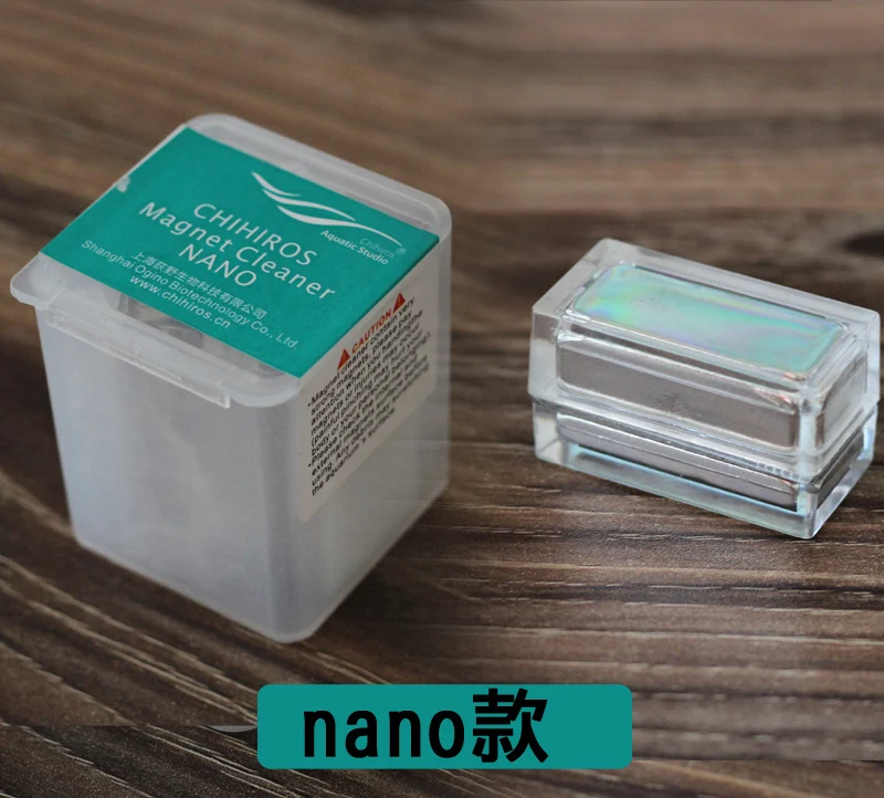 Nano length 4cm Удаление водорослей щетка чихирос магнит сильный плотный мини нано водяное растение для аквариума риф морской аквариум обслуживание - Цвет: Nano length 4cm