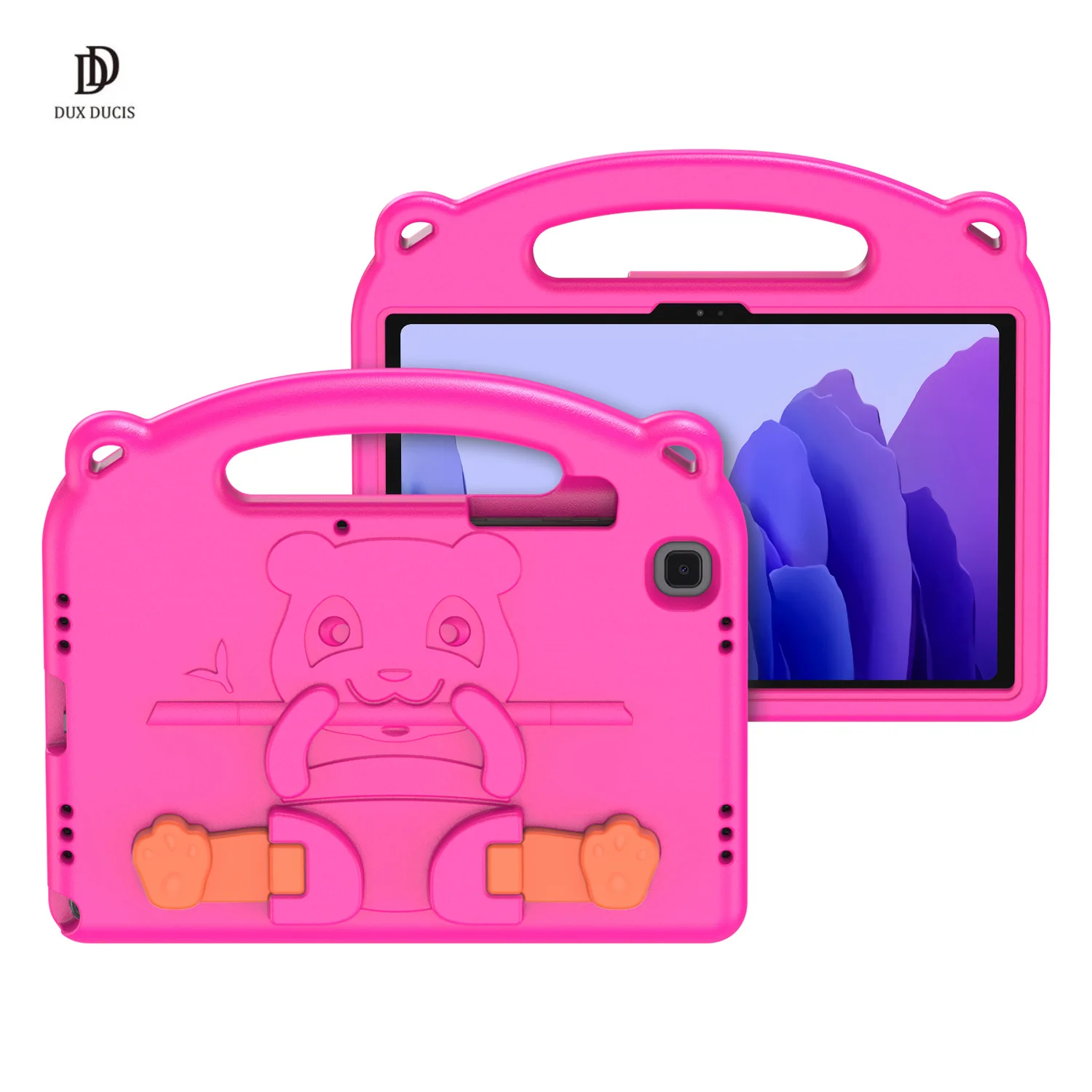 

Newest Kids Case For Samsung Galaxy Tab A7 2020 Case DUX DUCIS Panda Funda with Stand Cover for T500/T505 Protecting Case