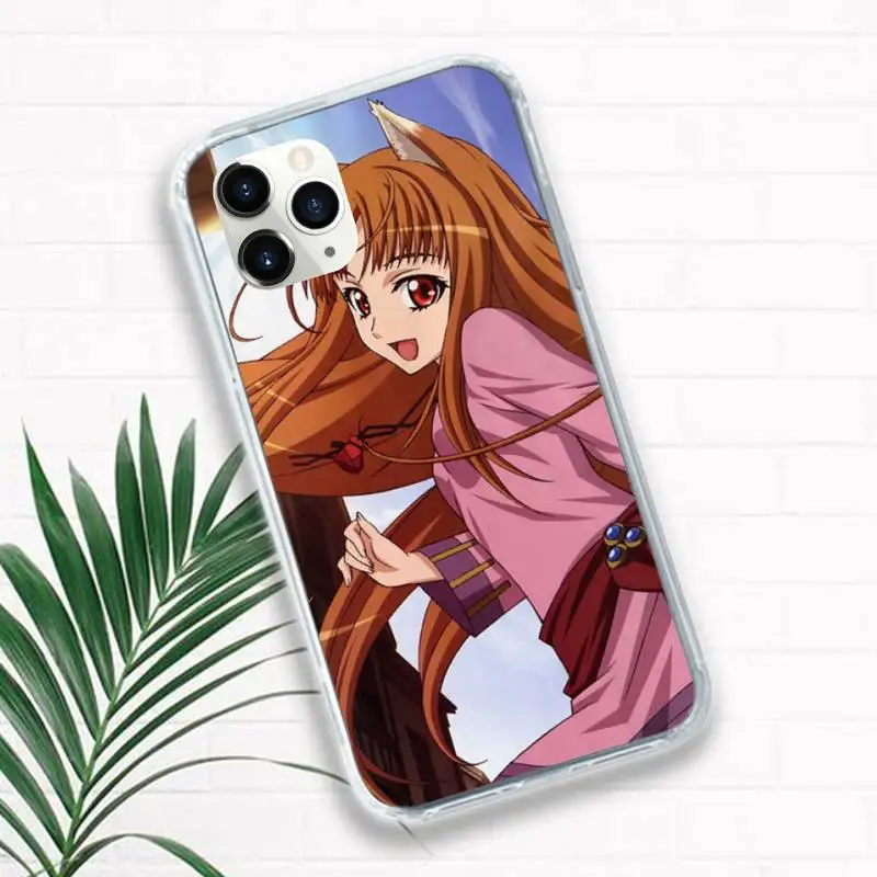 

Spice and Wolf TV series animation Phone Case for iPhone 11 12 pro XS MAX 8 7 6 6S Plus X 5S SE 2020 XR mini Luxury brand