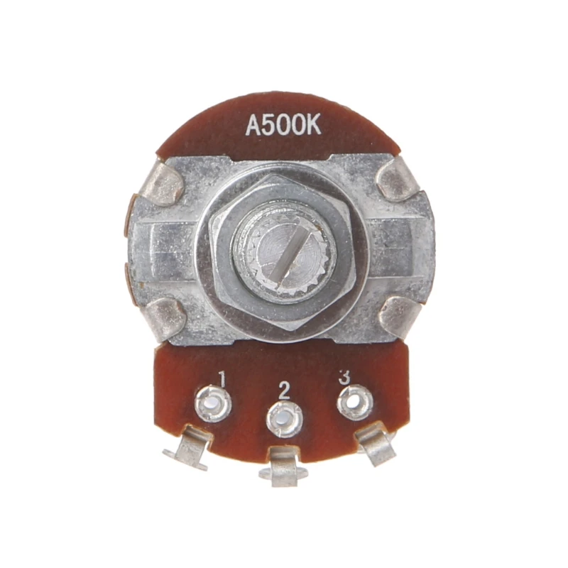 A500K Potentiometer Splined Pot Electric Guitar Bass Effect Amp Tone Volume Shaft15mm Parts Diameter24mm | Спорт и развлечения