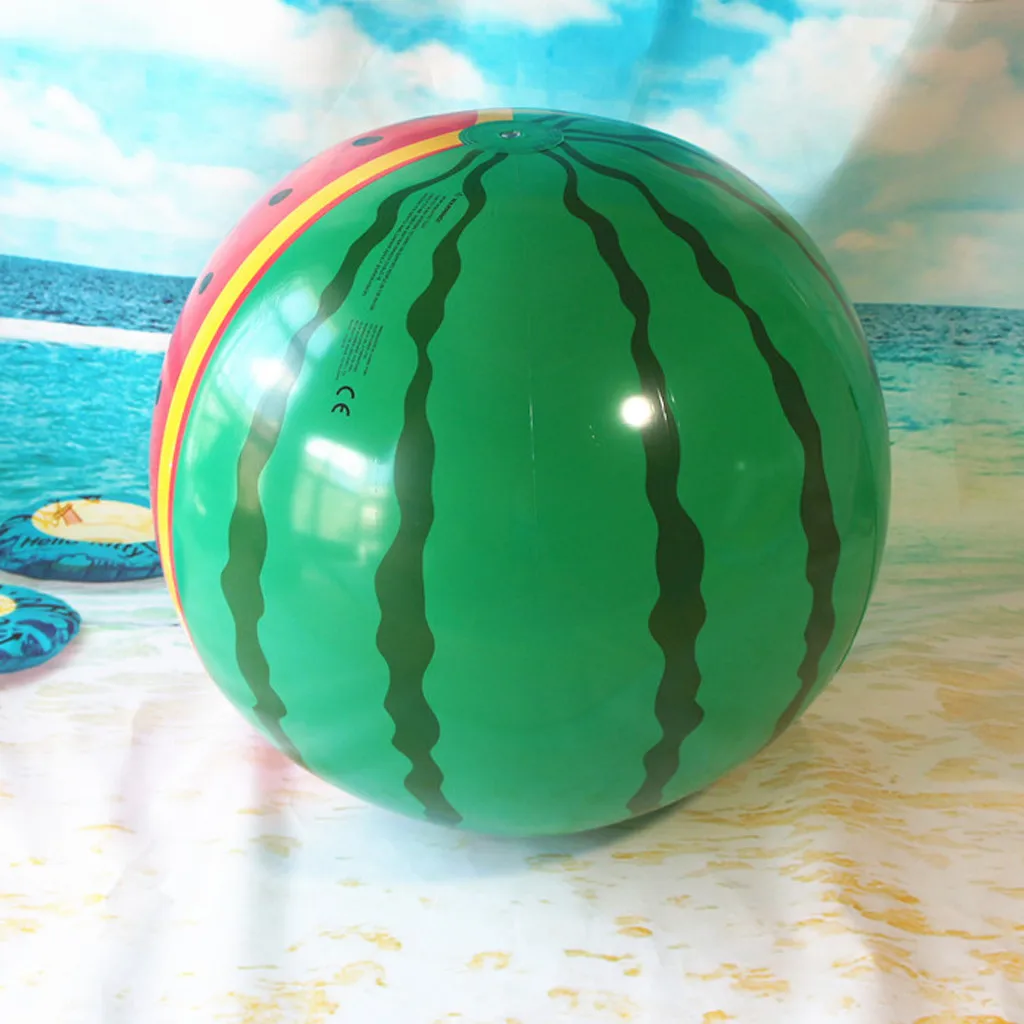 

90cm Giant Inflatable Beach Ball Watermelon Balls Adult Children Outdoor Colorful Ball Family Water Part Lawn Beach Party Toy