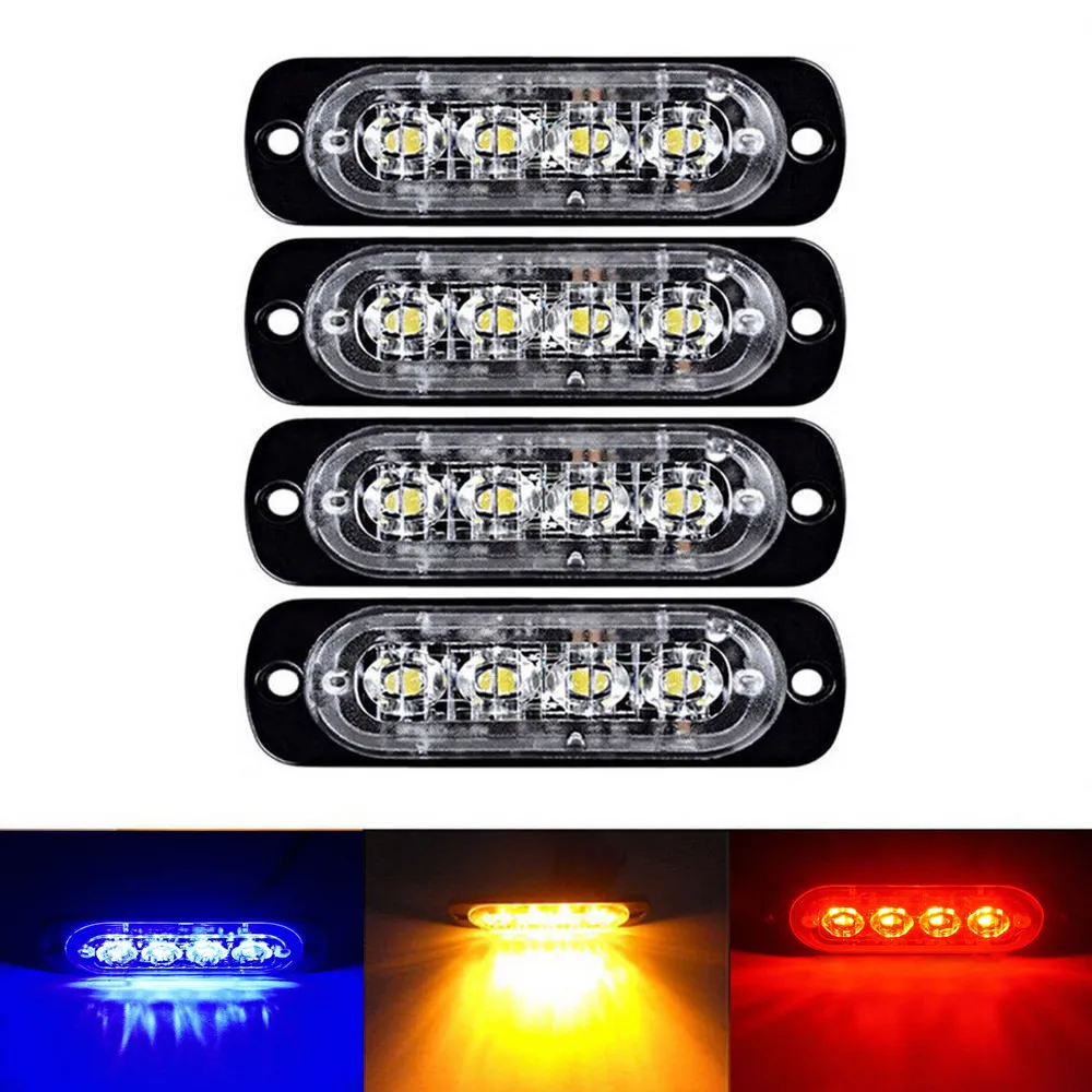 12 V/24 V грузовик мерцающий светильник Автомобильная сигнальная лампа ультра