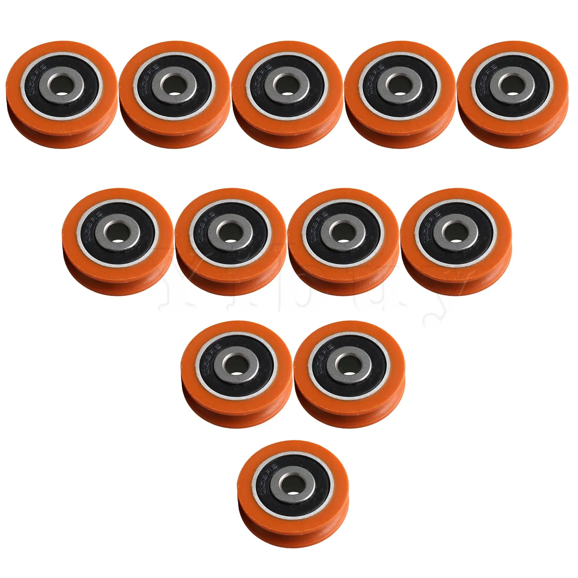 

Нейлоновая круглая направляющая для желобов, оранжевая упаковка из 12 шт.