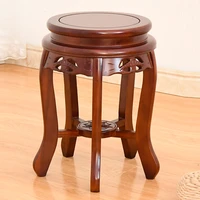 wooden stool with footrest bar stool household change shoe bench dining chair simple leisure stool