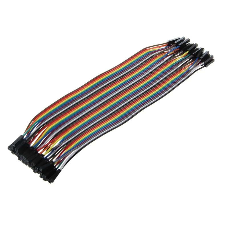 

20cm Long F/F Solderless Flexible Breadboard Jumper Cable Wire 40 Pcs