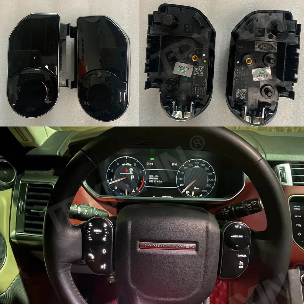 

OEM Style Keys Car Steering Wheel Buttons For Land Rover Range Rover Vogue L405 Sport L494 2013-2017 Headunit Two Side Keys