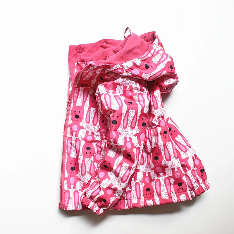 New sprig autumn child kid clothes baby boys girls windproof waterproof jackets double-deck polar fleece coats | Детская одежда и