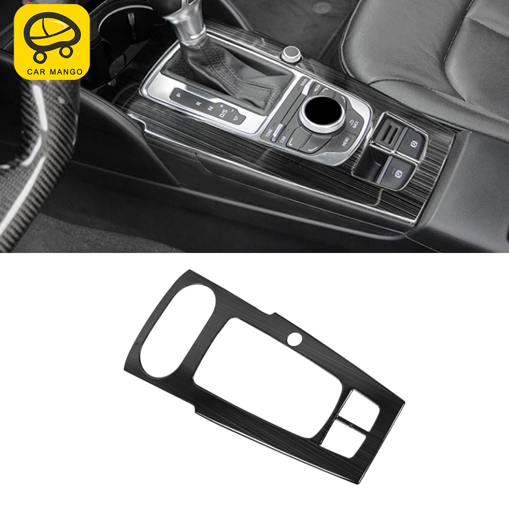 

CarManGo for Audi A3 8V 2013-2019 Car Accessories Stainless Gear Shift Panel Cover Frame Sticker Moulding Interior Decoration