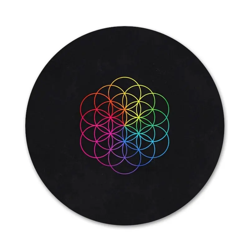 58mm Coldplay logo Brooch Pin Cosplay Badge Accessories For Clothes Backpack Decoration Gift | Дом и сад