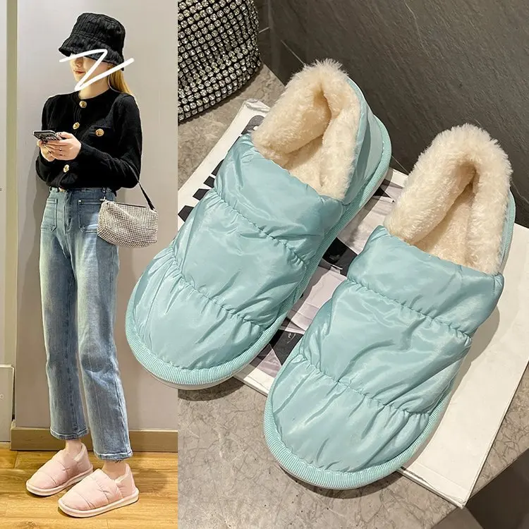 

Туфли женские мягкие плюшевые, на осень/зиму, 2021