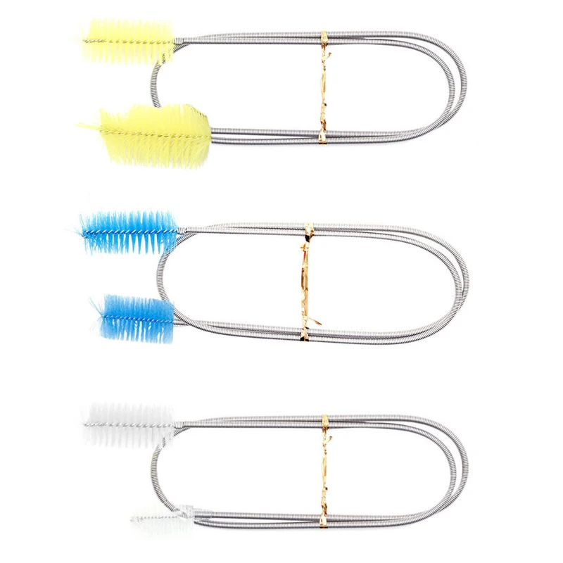 Трубка щетка для очистки один/двойной конец аквариумный фильтр насос шланг