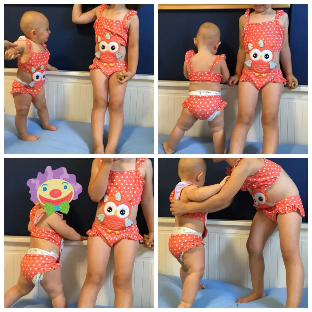 

Купальный костюм для маленьких девочек в Корейском стиле, детские комбинезоны, купальный костюм для девочек 1-3-5 лет