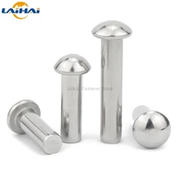 1050pcs m0 8 m1 m1 2 m1 4 m1 6 m2 m2 5 m3 m4 m5 m6 a2 70 304 stainless steel button round head solid rivet self plugging gb867