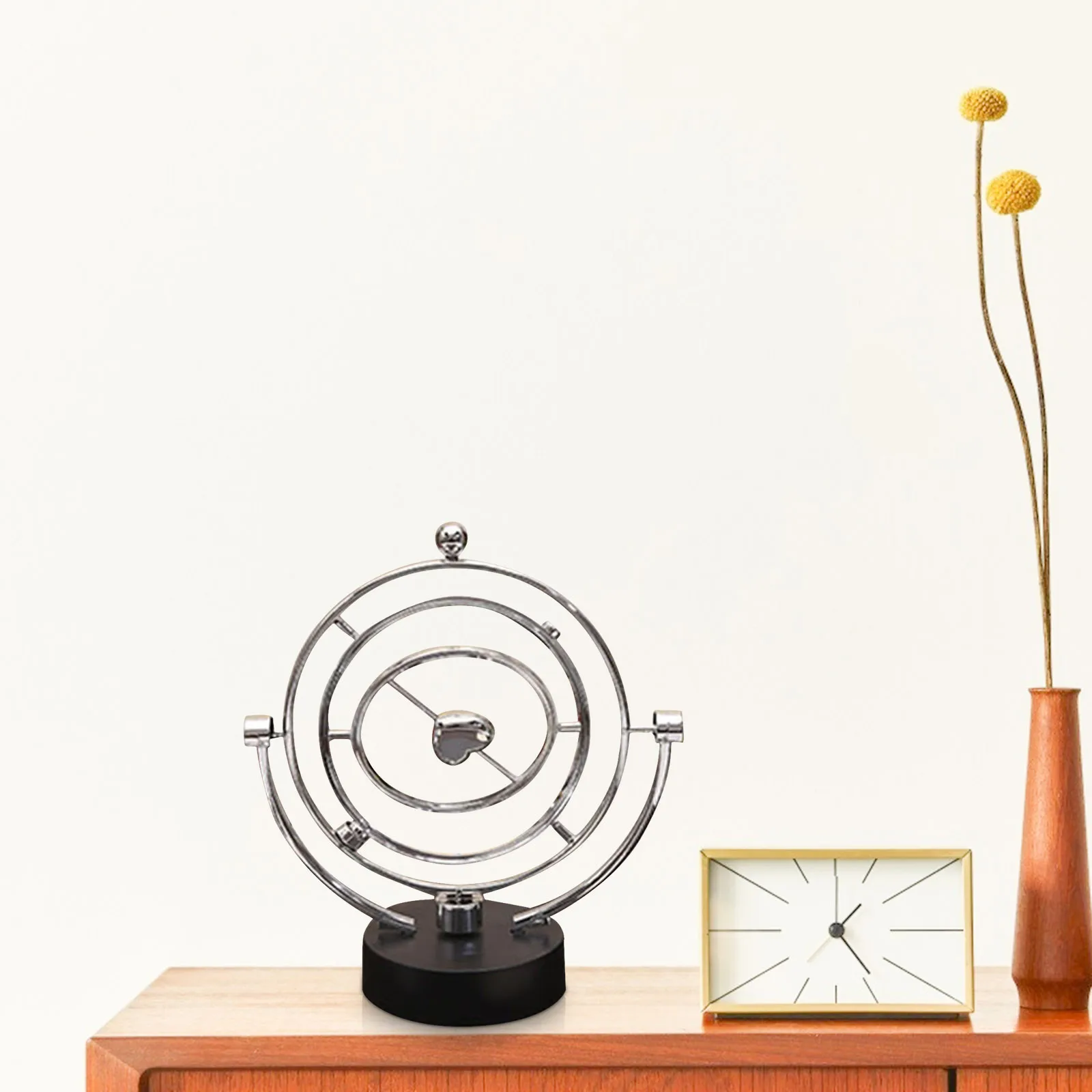 

Love Perpetual Motion Instrument Electric Perpetual Motion Stress Relief Toy Desk Decorative Ornament and Gift for All Occasions