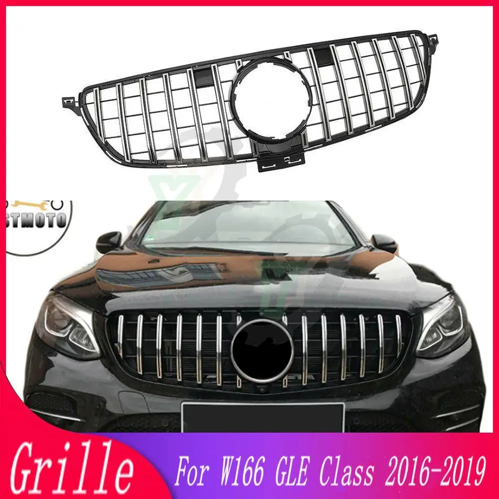 Car Front Bumper Grille facelift GT Style Racing Grill For Mercedes-Benz W166 GLE class GLE350 GLE400 GLE500 2016 2017 2018 2019