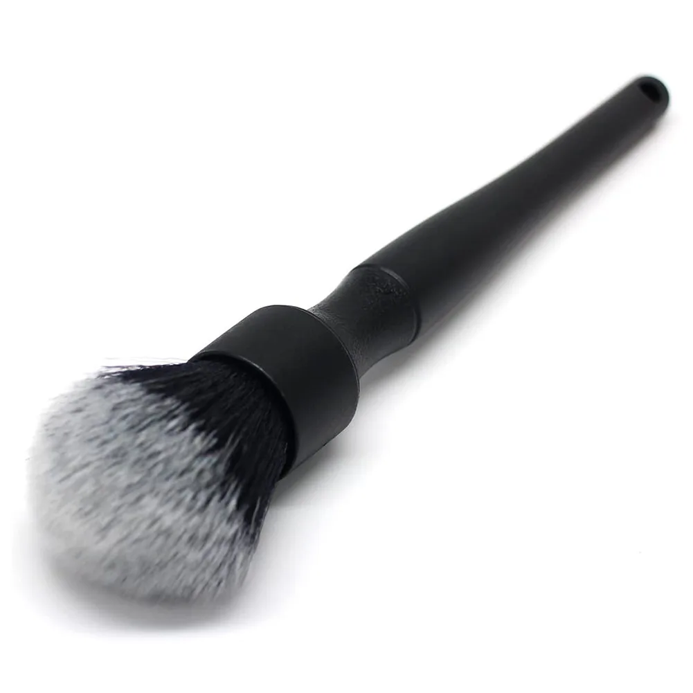 

Ultra Soft Car Cleaning Brush Detailing Plastic Portable 2pcs Black Clean