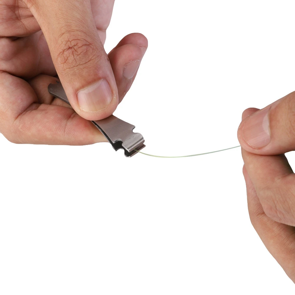 

Quick Knot Tool Fly Fishing Nipper Fly Line Cutter Clippers Snips Fast Tie Nail Knotter with Zinger Retractor Fishing Tackle Too