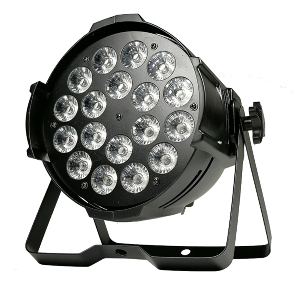 2 шт./18x18 Вт светодиодный прожсветильник Тор par s dmx led rgbwa uv 6 в 1 плосветильник
