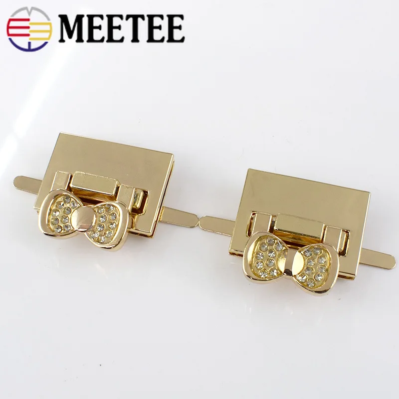 

2/4pcs Metal Turn Lock Snap for Handbag Women Bag Twist Lock Clasps Closure DIY Metal Buckle Hardware Accessories