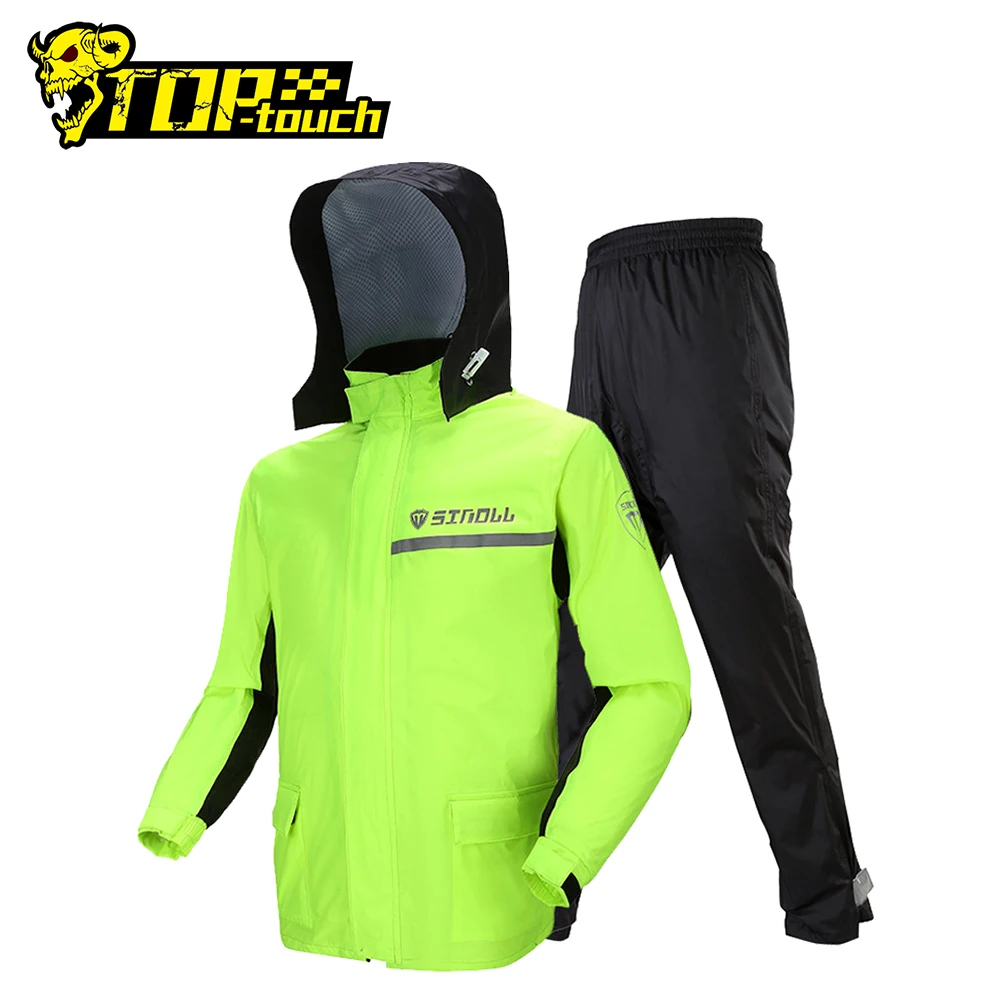 SINOLL водонепроницаемый дождевик + пончо мотоциклетный дождевой костюм