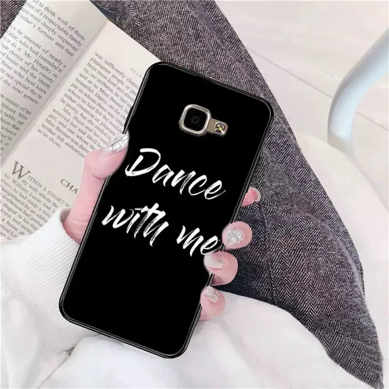 

I love dance quotes Phone Case For Samsung Galaxy A30 A20 S20 A50S A30S A71 A10 A10S A7 A8 A6 plus Cases