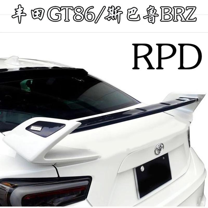 Автомобиль форма неокрашенный и цвет FRP стиль GT 86 BRZ задний спойлер багажника для Subaru BRZ для Toyota 86 GT86