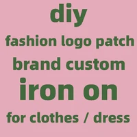 custom logo ken tiger brand logo iron on transfers for clothing diy heat transfers patches on clothes appliques thermo stickers