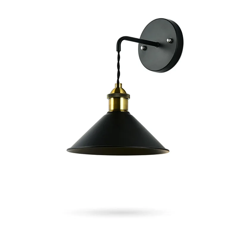 Промышленная винтажная железная настенная лампа для прихожей лестницы