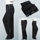 Брюки для латиноамериканских танцев мужские тренировочныесоревнованиятренировочные танцевальные брюки мужские брюки для бальных танцев черные брюки костюм для сцены