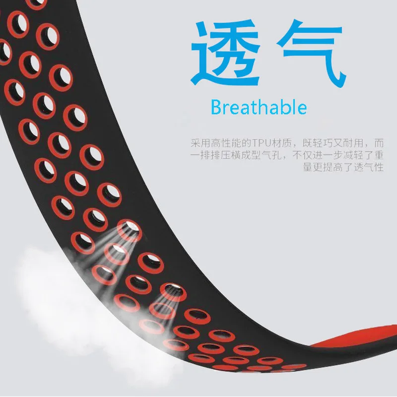 

Silicone Strap for Apple Watch Band 40/44mm 38/42mm Breathable for IWatch Bracelet for Apple Watch Series 5 4 3 Watch Band