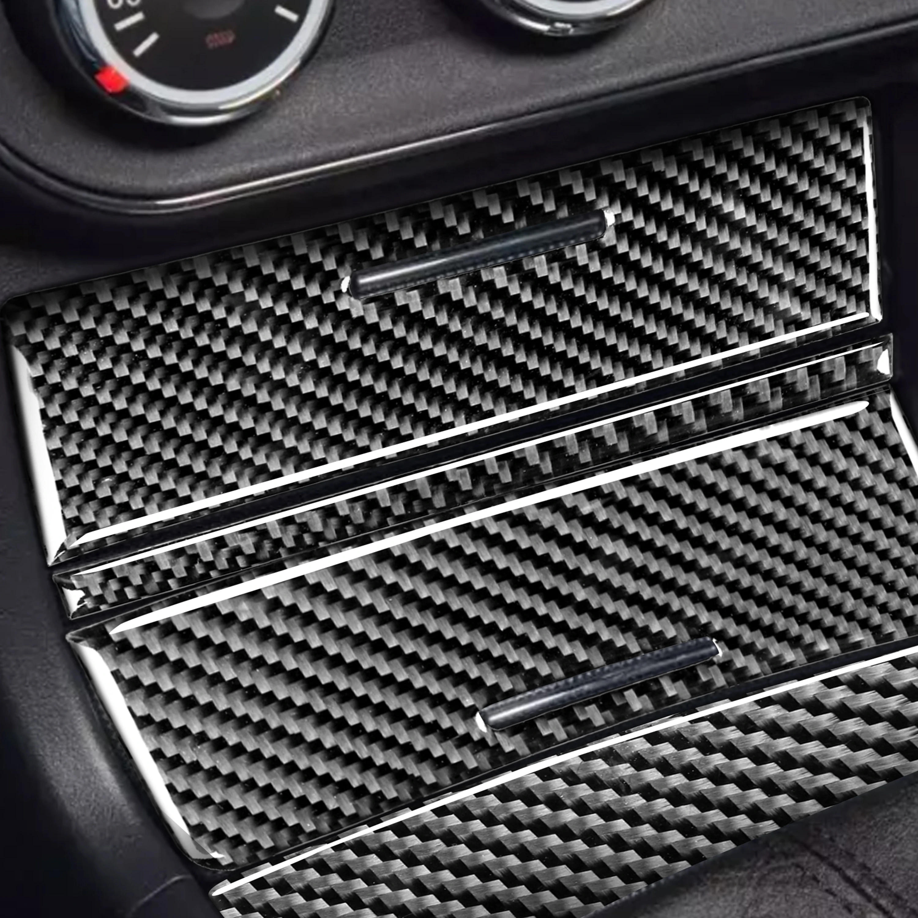 Для Mitsubishi Lancer ES DE GTS 2008 2015 углеродное волокно ручная передача объемная рамка