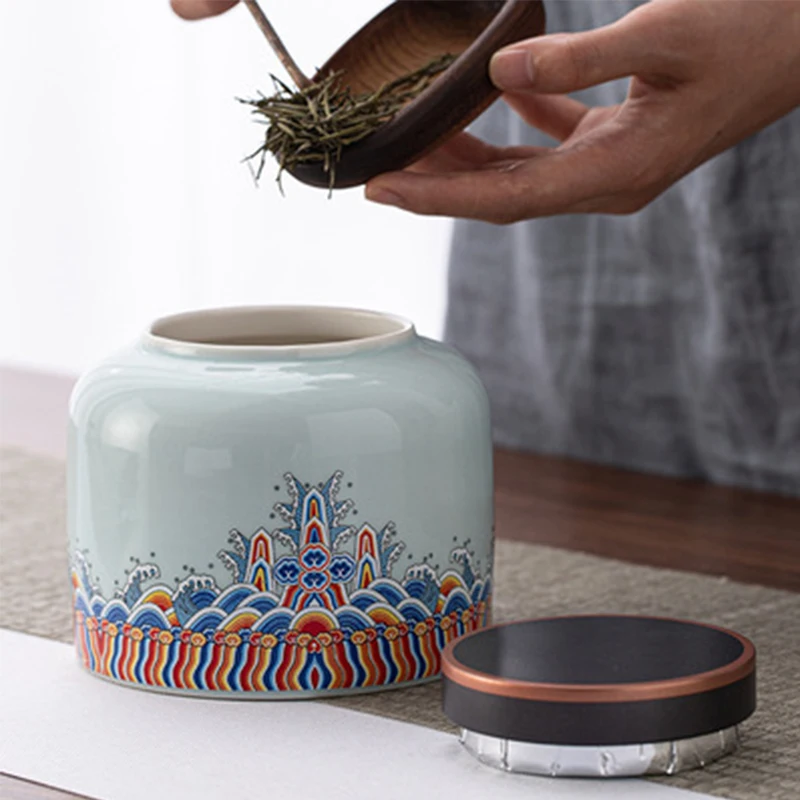 Подарочная упаковка для чая Dahongpao универсальная керамическая чайная корзина