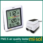 MISOL10 единиц PM2.5 тестер качества воздуха монитор Беспроводной, с комнатной температурой и влажностью, на солнечной энергии