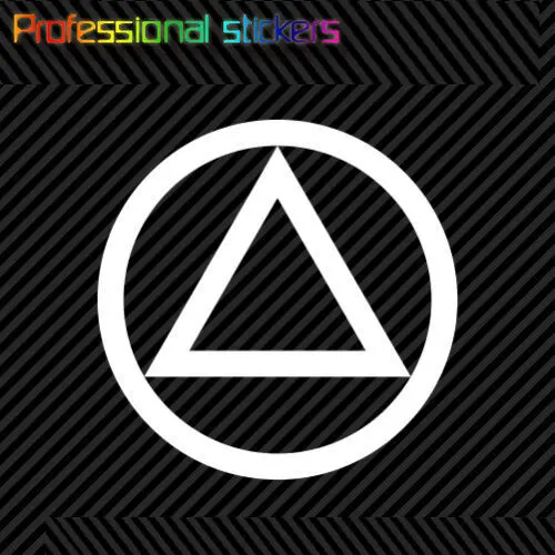 

AA Alcoholics Anonymous Symbol Sticker Die Cut Decal Self Adhesive Vinyl for Car, Laptops, Motorcycles, Office Supplies