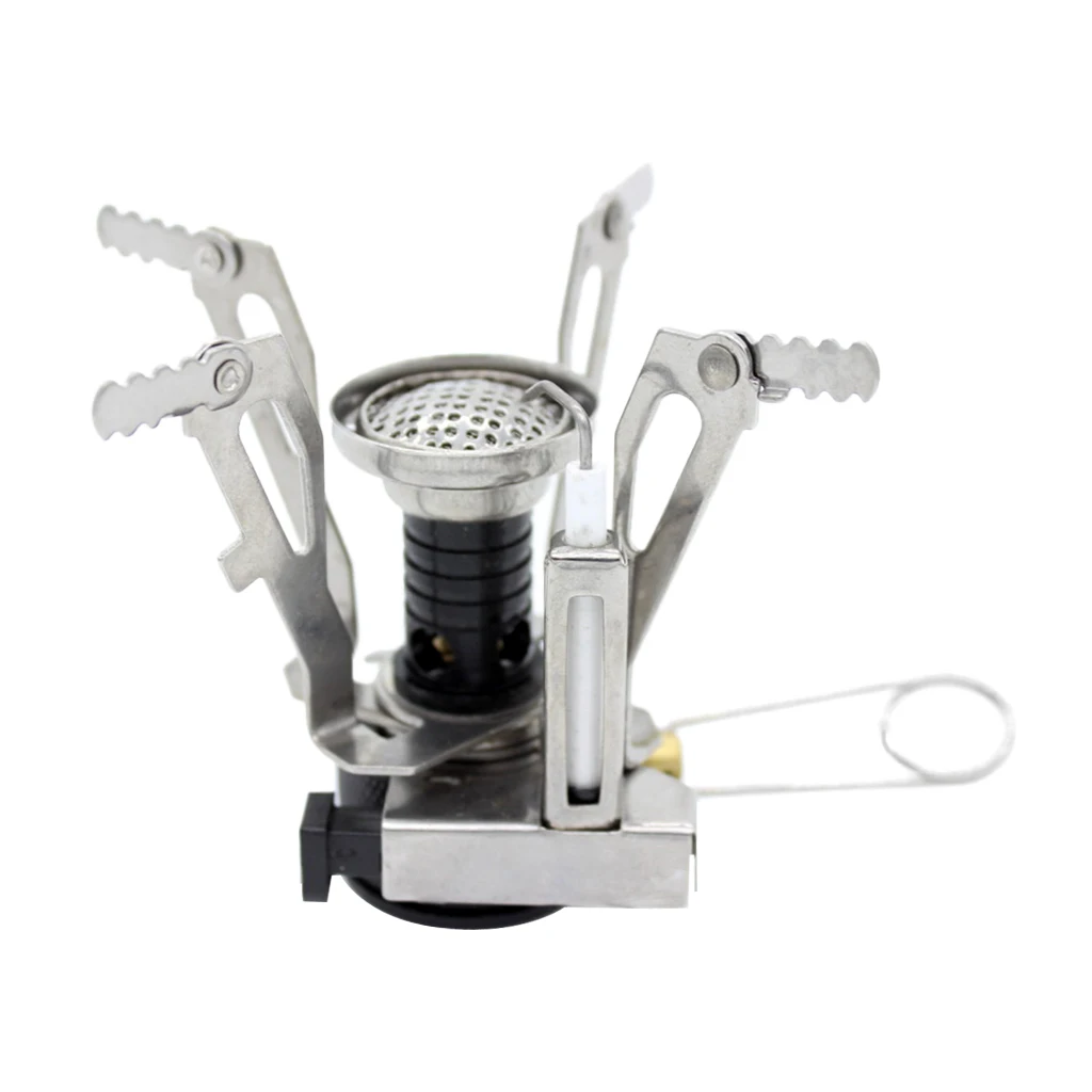 Портативная Сверхлегкая Складная газовая мини плита для кемпинга походов