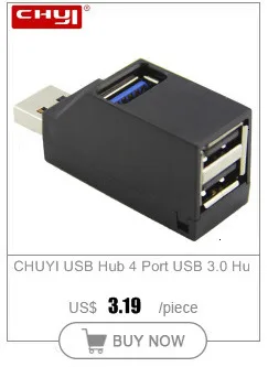 CHYI Multi USB C HUB Adapter For Macbook Pro High Speed 4 Port USB Hub 3.0 Type C OTG Hab Splitter For PC Computer Accessories