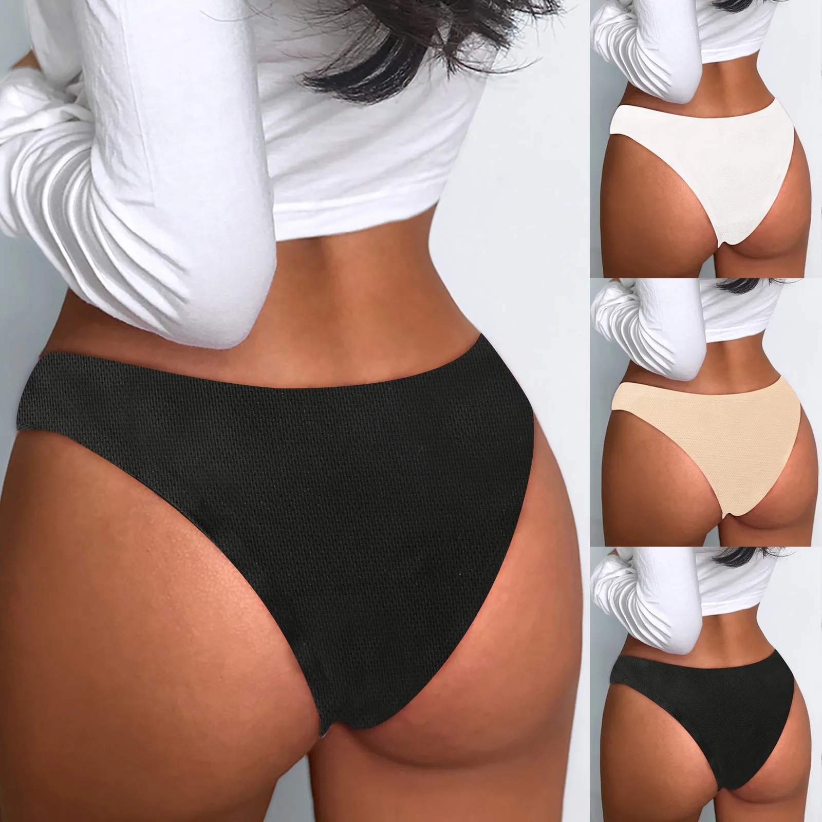 

Sexy Flowers Women Lingerie Temptation Low-waist Panties Briefs Breathable Underwear Female String Intimates