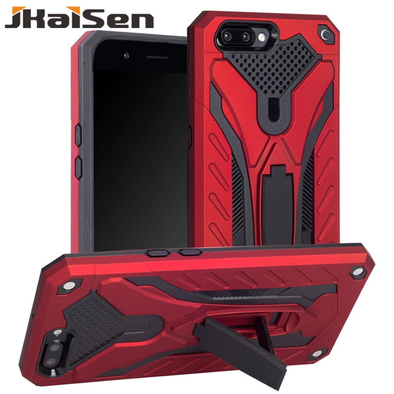 

Shockproof Case For OPPO R11 R11S R9S R15 Dreamland Hidden Bracket Phone Case Kickstand Protective Cover For OPPO R17Pro R11Plus