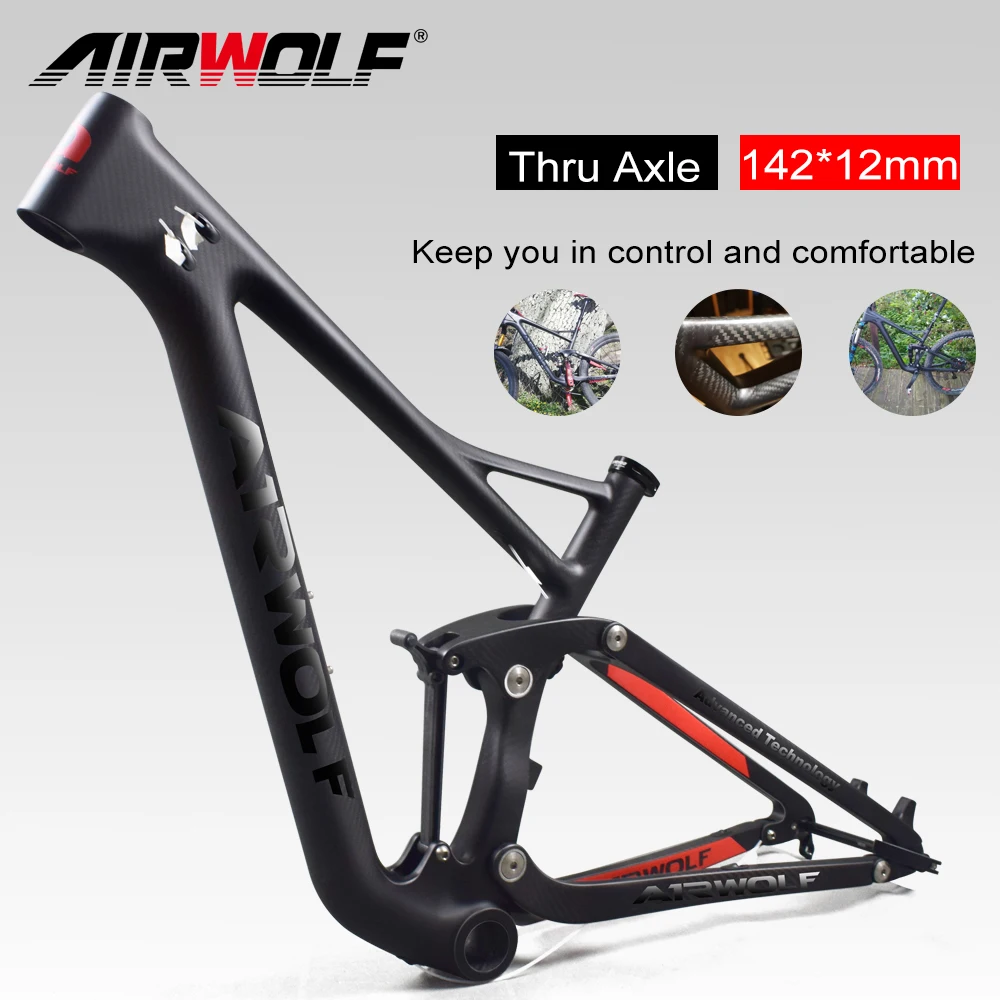AIRWOLF Enduro гоночный горный велосипед рама 29er подвеска амортизация задний