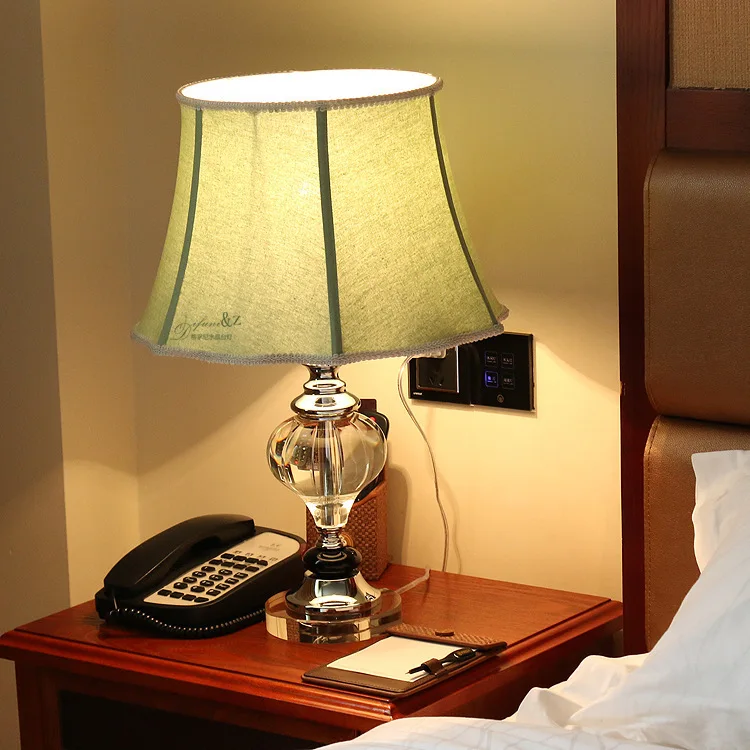 Современная хрустальная лампа освещение прикроватная для спальни Роскошная