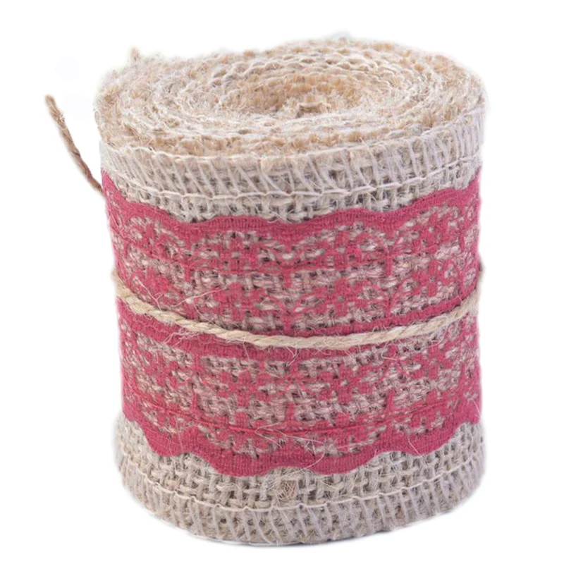 Льняная лента шириной 60 мм с бахромой кружевная для одежды головной убор сумка